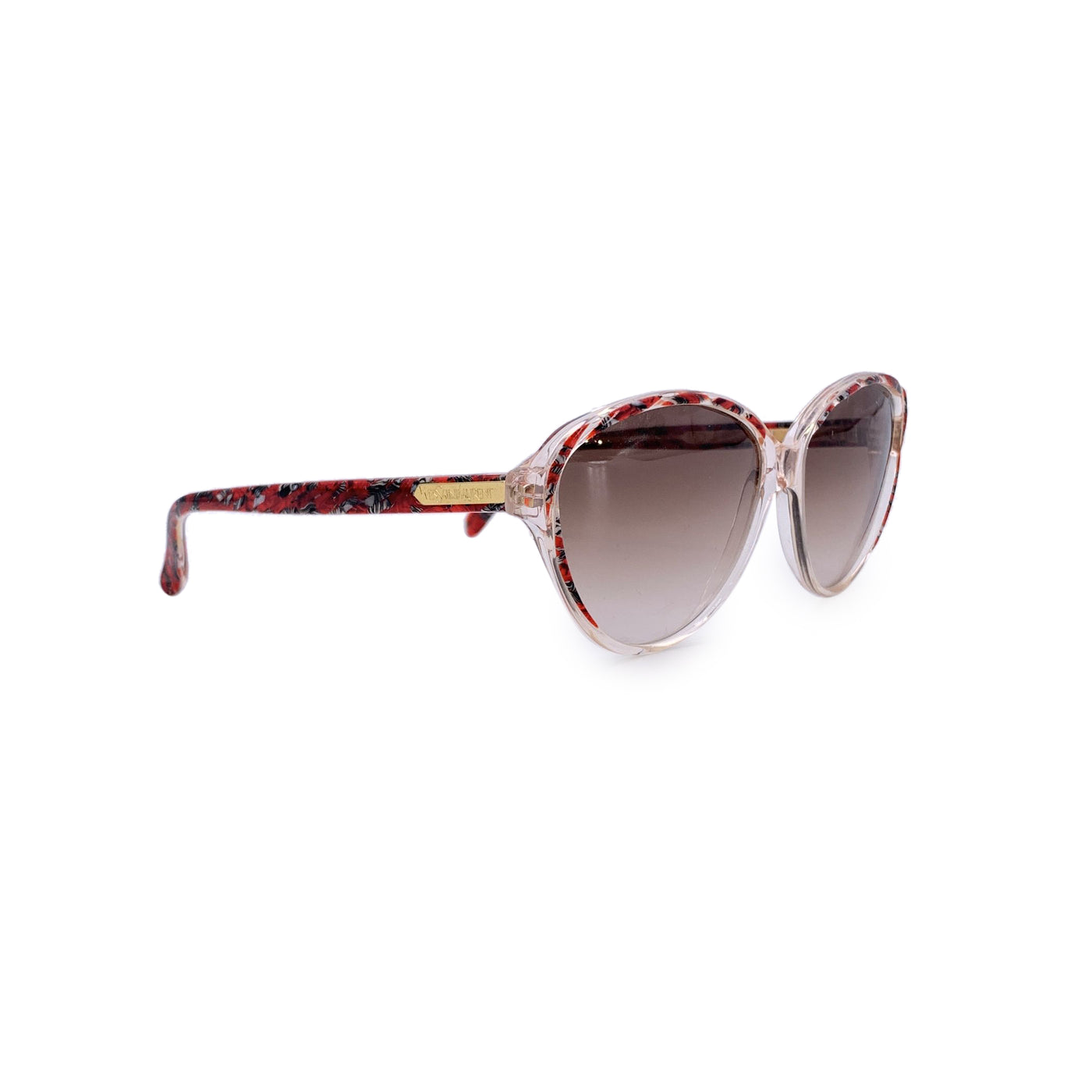 Yves Saint Laurent Vintage Red Grey Sunglasses ARION 56/14 140mm