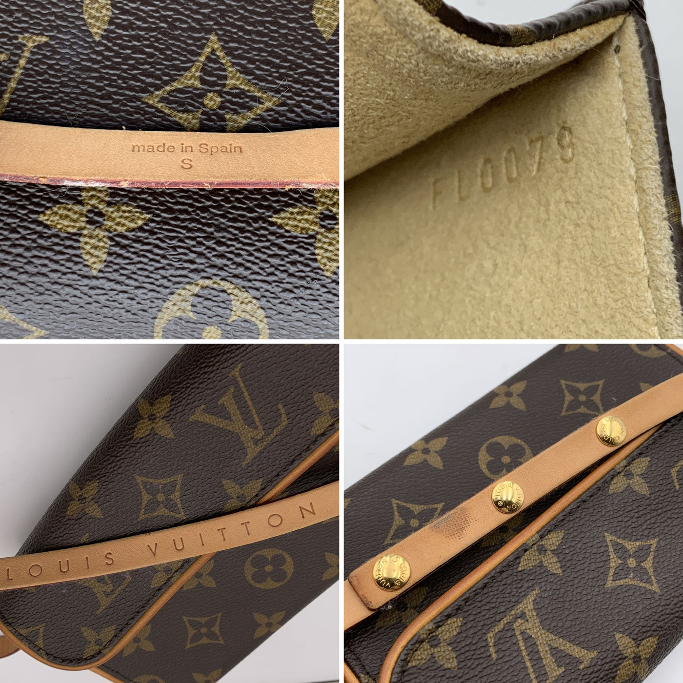 Louis Vuitton Monogram Canvas Florentine Belt Bag Waist Purse