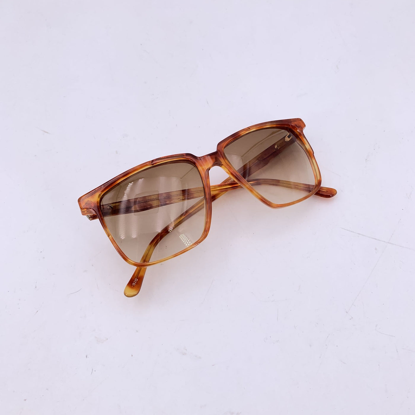 Yves Saint Laurent Vintage Light Brown Havana Sunglasses MEMNON 54/15