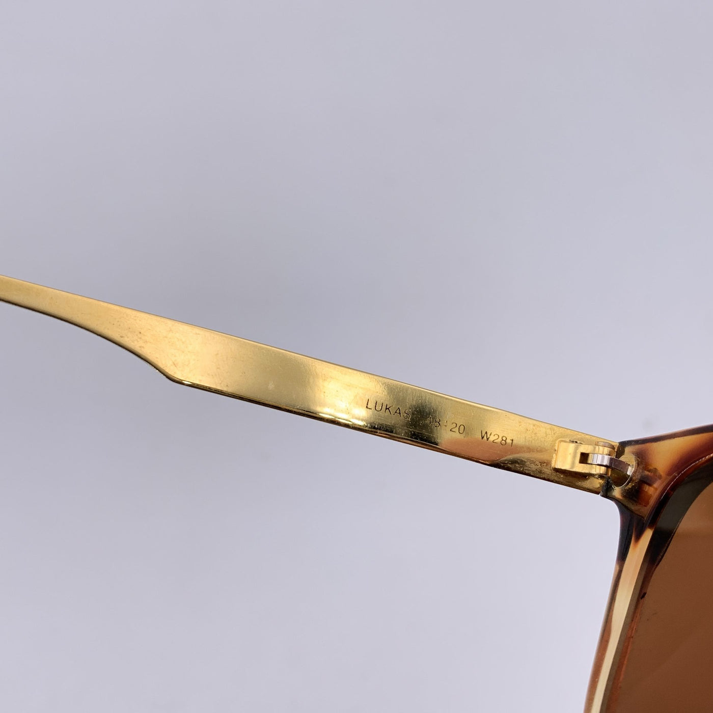 Vogue Vintage Brown Unisex Lukas Sunglasses 48/20 140 mm