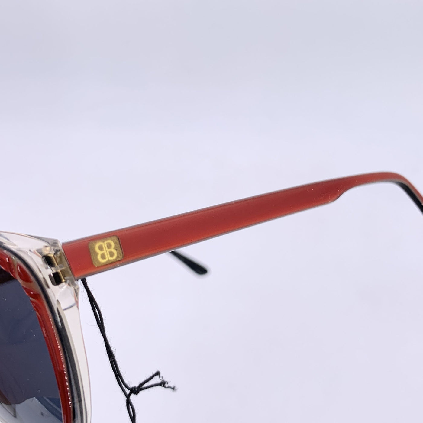 Balenciaga Vintage Black Red 2709-RD Sunglasses 54/15 140mm