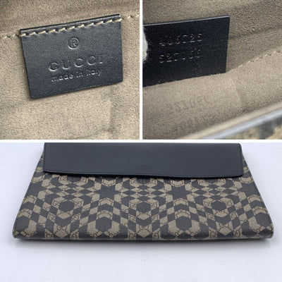 Gucci GG Supreme Monogram Canvas Caleido Portfolio Clutch Bag