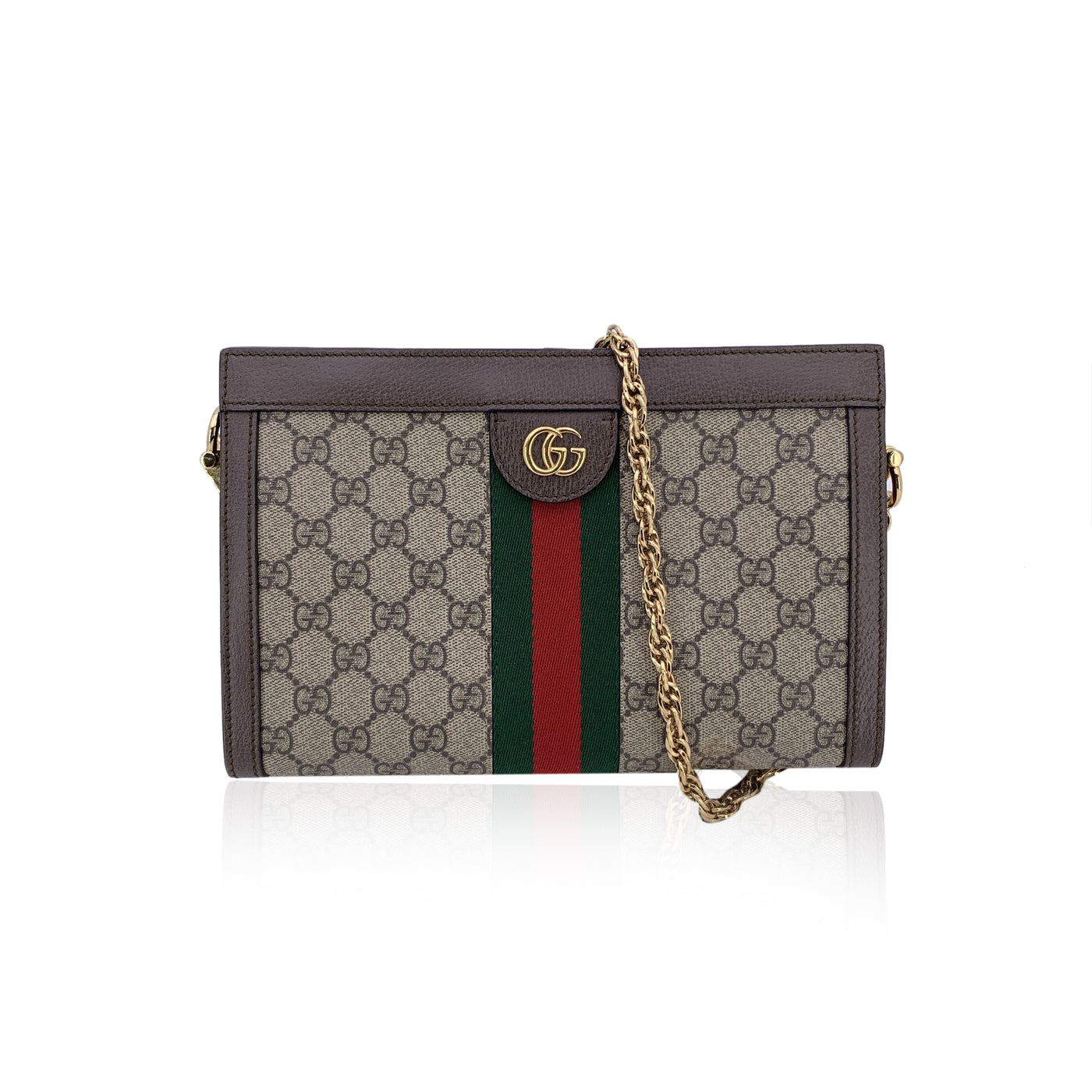 Gucci GG Supreme Monogram Canvas Small Ophidia Shoulder Bag