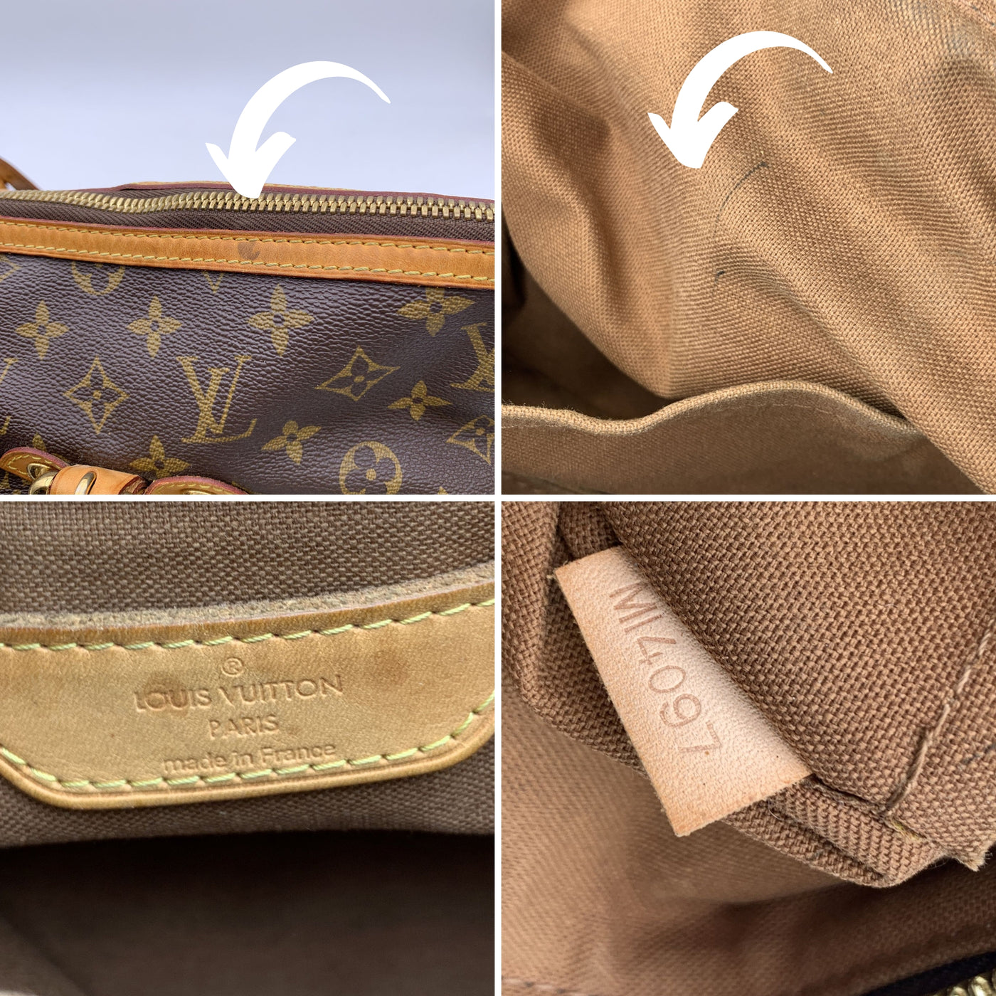 Louis Vuitton Monogram Canvas Palermo GM Tote Bag with Strap