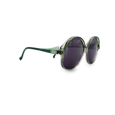 Yves Saint Laurent Vintage Green Sunglasses DIETILLA 50/18 130mm