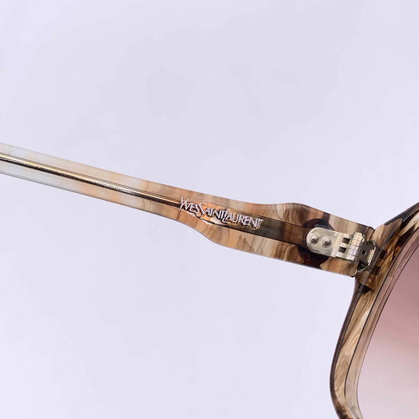 Yves Saint Laurent Vintage Brown Gradient Sunglasses ARMANDIA 52/18