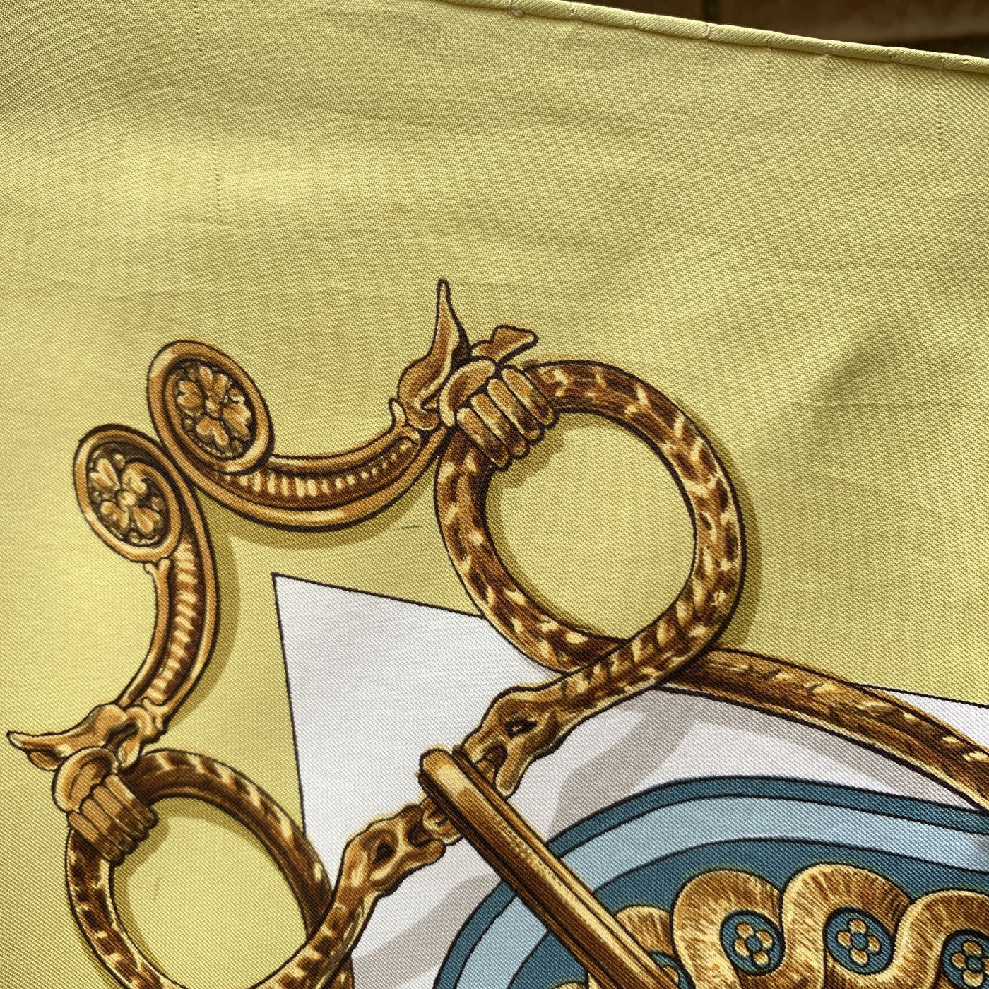 Hermes Vintage Silk Scarf Brides de Cour 1969 Françoise de la Perrière