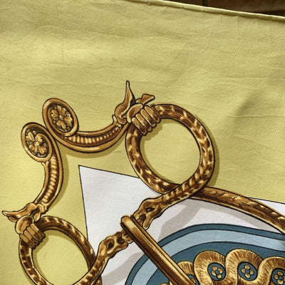 Hermes Vintage Silk Scarf Brides de Cour 1969 Françoise de la Perrière