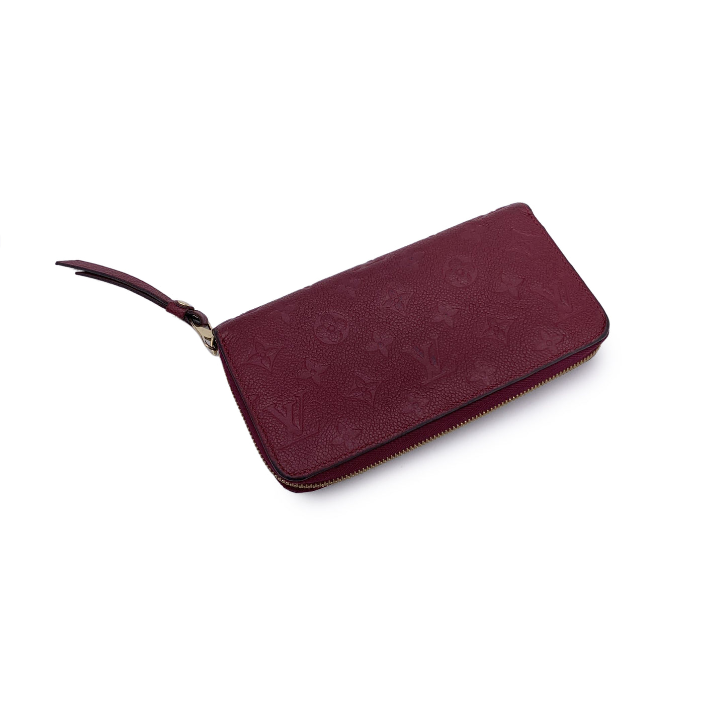 Louis Vuitton Purple Monogram Empreinte Leather Long Zippy Wallet