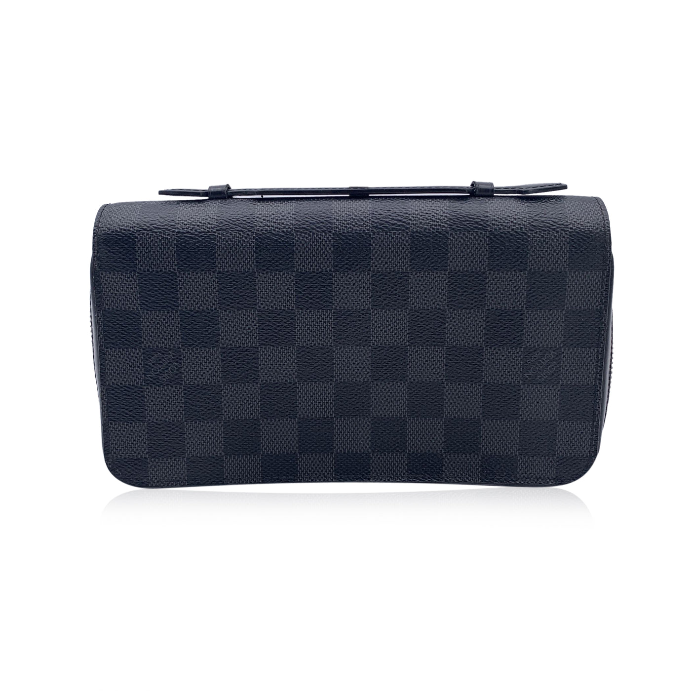 Louis Vuitton Black Damier Graphite Canvas Zippy XL Wallet