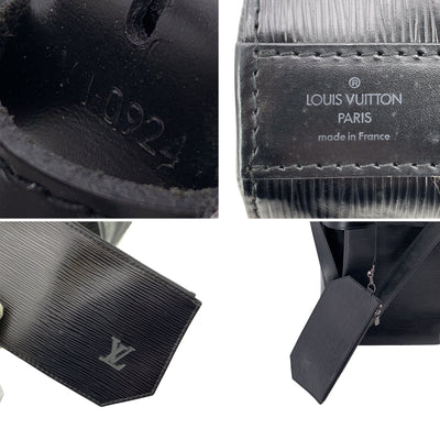 Louis Vuitton Vintage Black Epi Leather Sac d'Epaule Bucket Bag