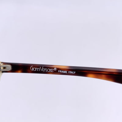 Gianni Versace Vintage Beige Brown Sunglasses 445 56/16 140mm