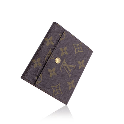 Louis Vuitton Vintage Monogram Brown Canvas Card Holder Wallet