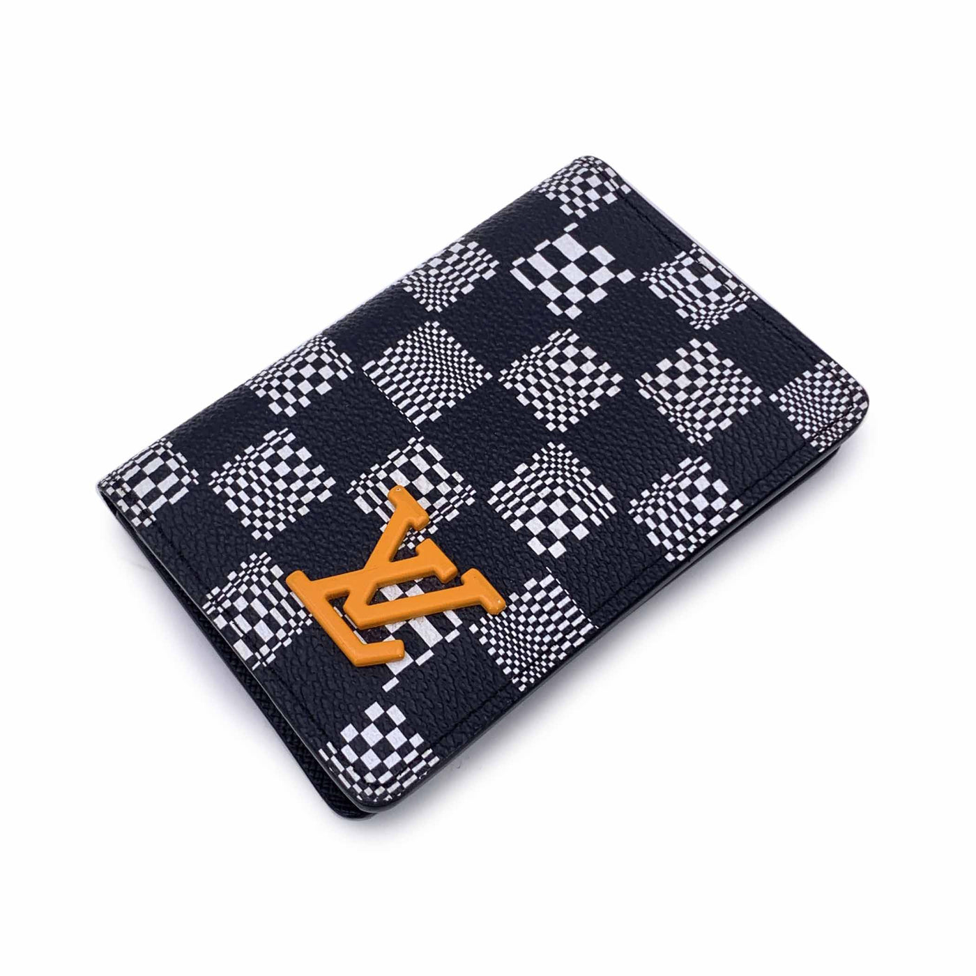 Louis Vuitton x Abloh Damier Distorted Card Holder Pocket Organizer