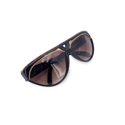 Yves Saint Laurent Vintage Black Sunglasses Champs Elysees 8961-1