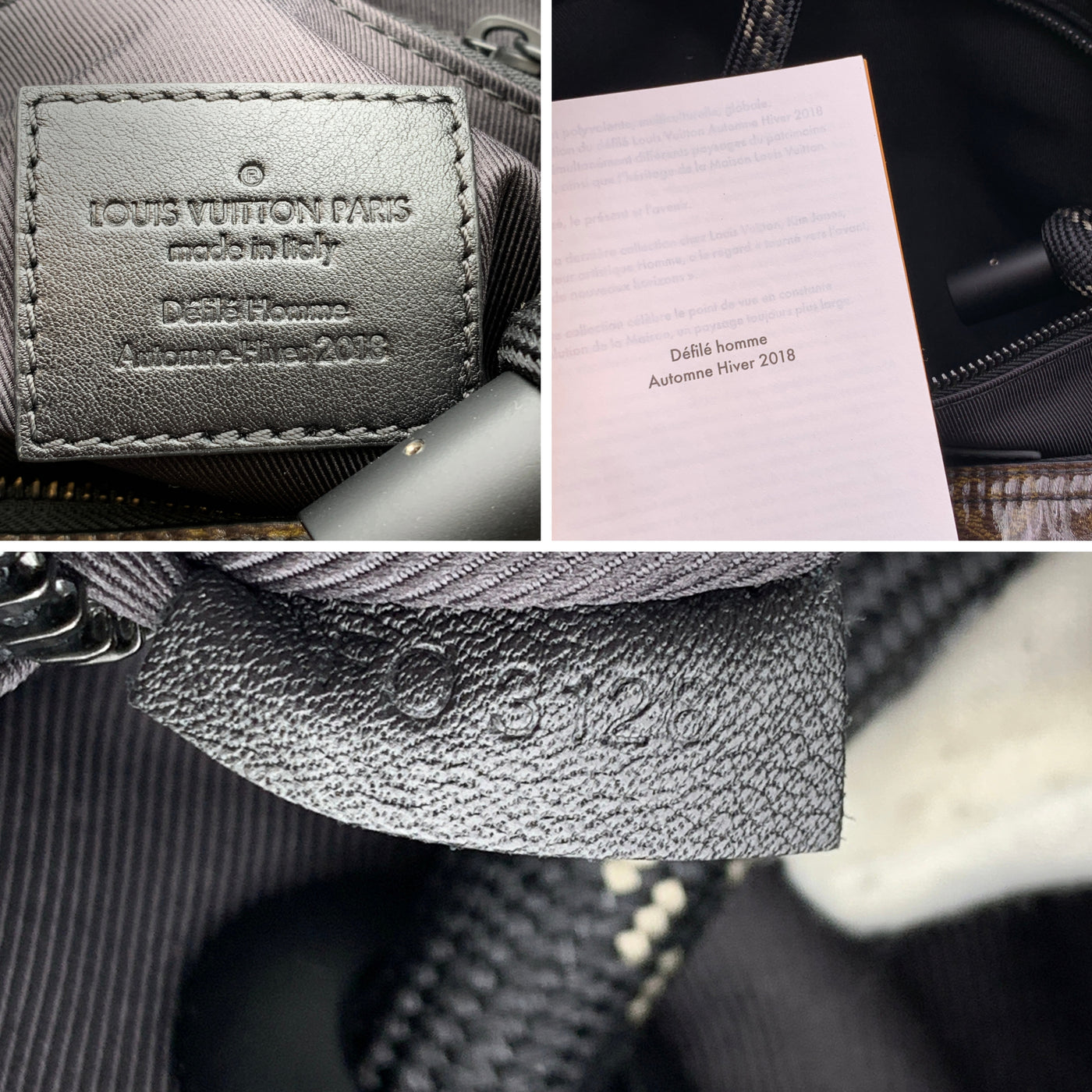 Louis Vuitton Monogram Glaze Keepall 50 Bandouliere Bag M43899 Black