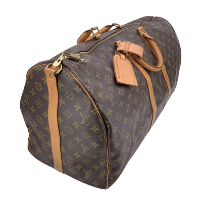 Louis Vuitton Vintage Monogram Canvas Keepall 55 Travel Duffle Bag