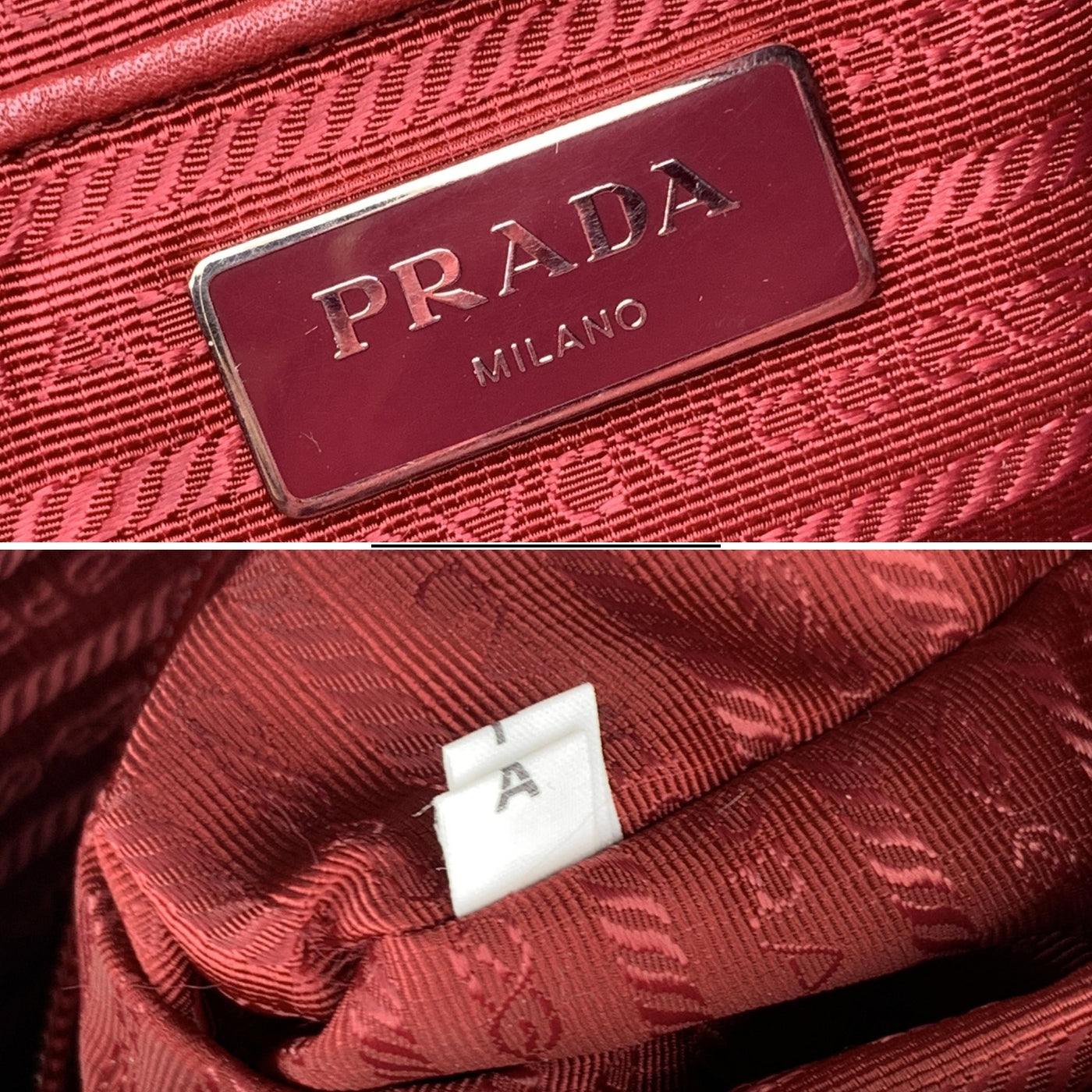 Prada Red Nylon Tessuto Messenger Crossbody Shoulder Bag