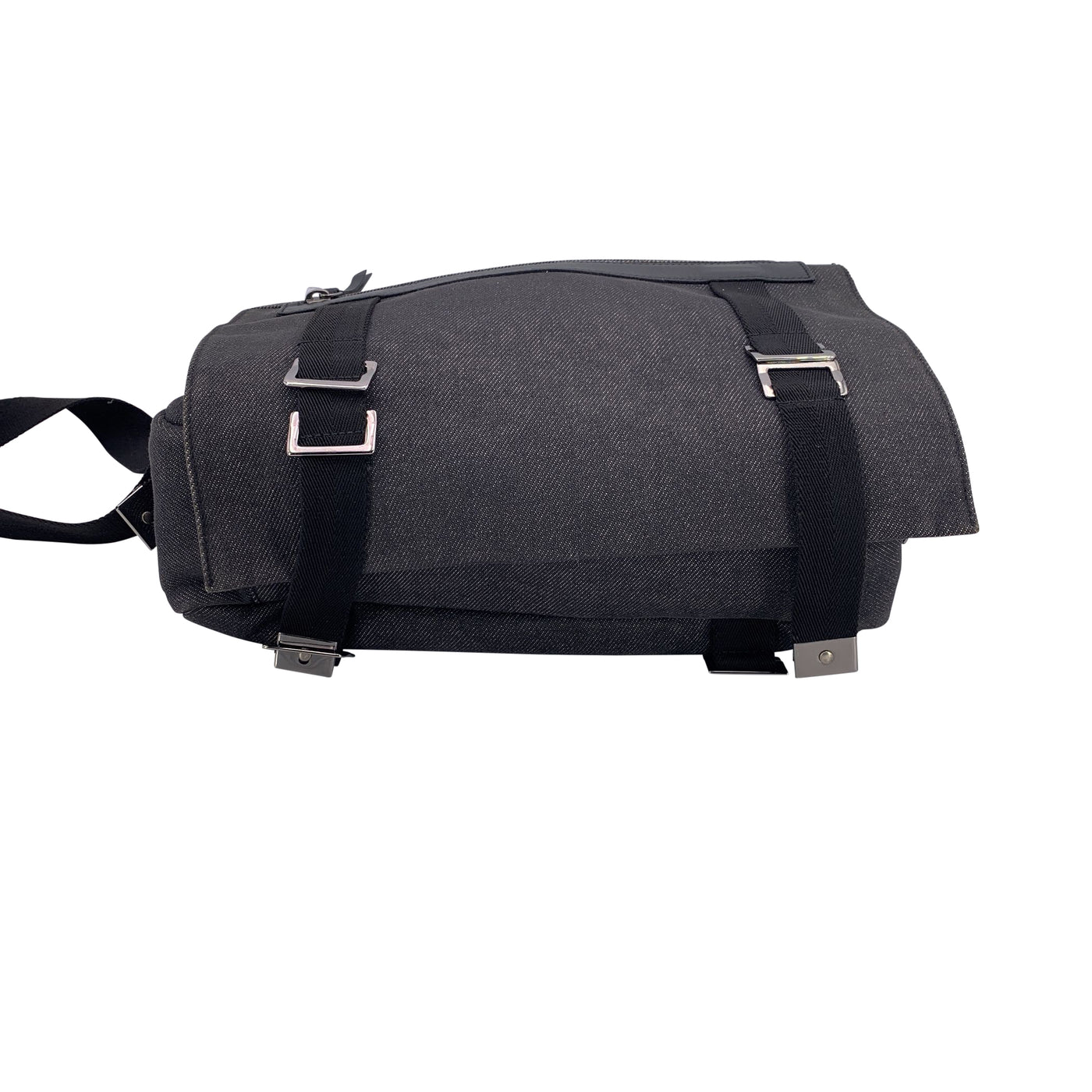 Gucci Grey Denim Canvas Unisex Crossbody Messenger Camera Bag