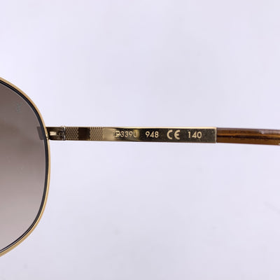 Louis Vuitton Gold Metal Altitude Aviator Z0339U Sunglasses 61/14