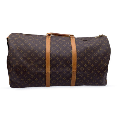 Louis Vuitton Monogram Keepall Bandouliere 60 Travel Bag M41422