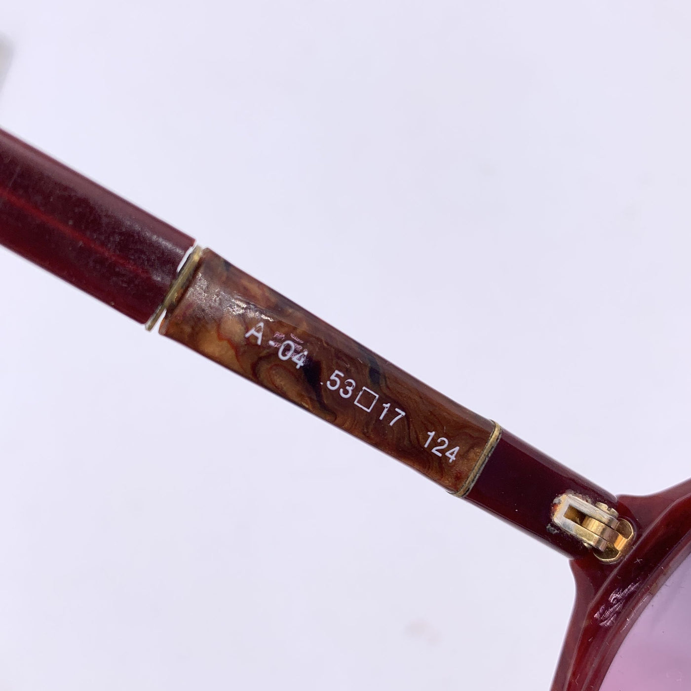 Givenchy Paris Vintage Burgundy Unisex Sunglasses A - 04 53/17 124