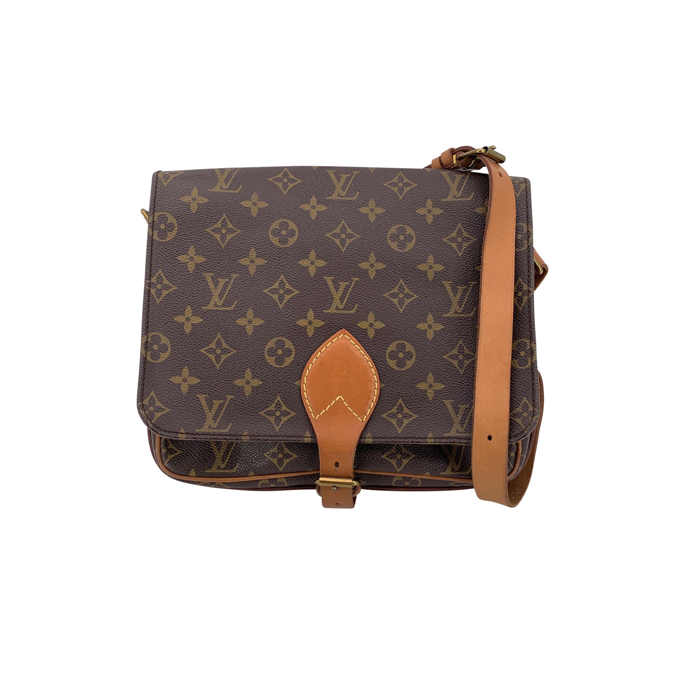 Louis Vuitton Vintage Canvas Cartouchiere GM Messenger Bag