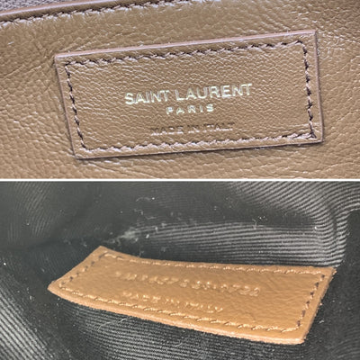 Saint Laurent Camel Suede and Sheraling Le 5 a 7 Shoulder Bag