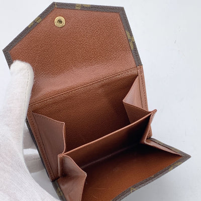 Louis Vuitton Vintage Monogram Double Flap Wallet Compact M61652