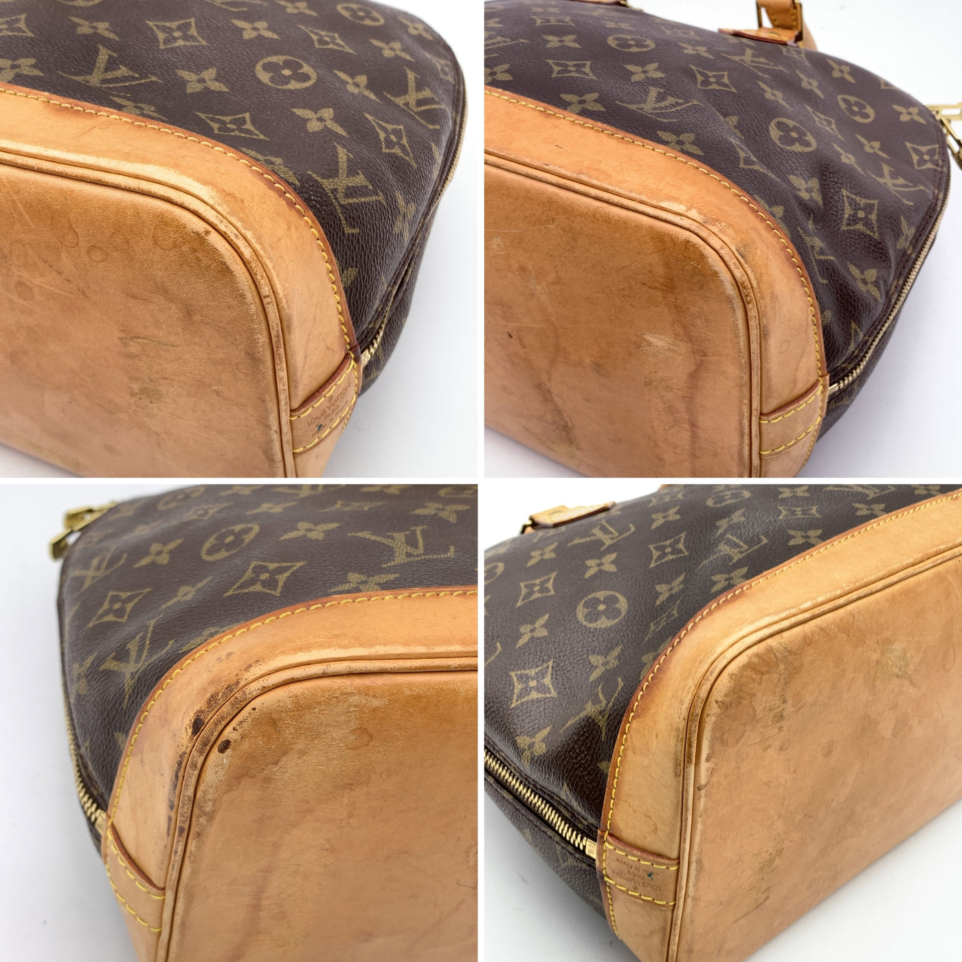 Louis Vuitton Vintage Monogram Canvas Alma PM Top Handle Bag M53151