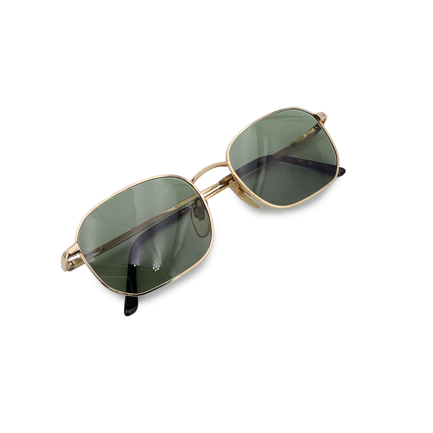 Bulgari Bvlgari Rectangle Sunglasses 109 Gold Metal 53/19 140mm