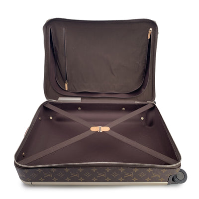 Louis Vuitton Monogram Trolley Horizon 55 Rolling Suitcase Beige