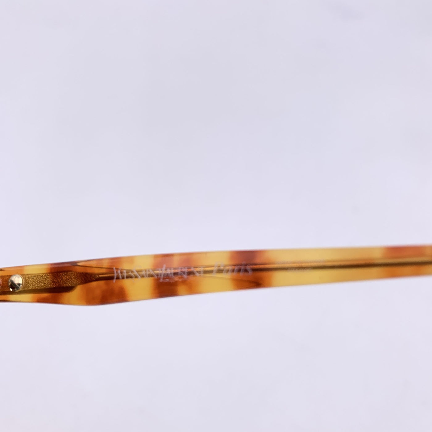 Yves Saint Laurent Vintage Light Brown Havana Sunglasses MEMNON 54/15
