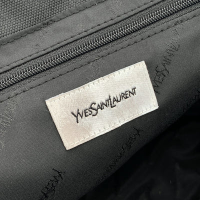 Yves Saint Laurent Pour Homme Vintage Black Nylon Tote Bag
