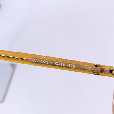 Yves Saint Laurent Vintage Yellow Sunglasses DANAOS 58/16 140mm