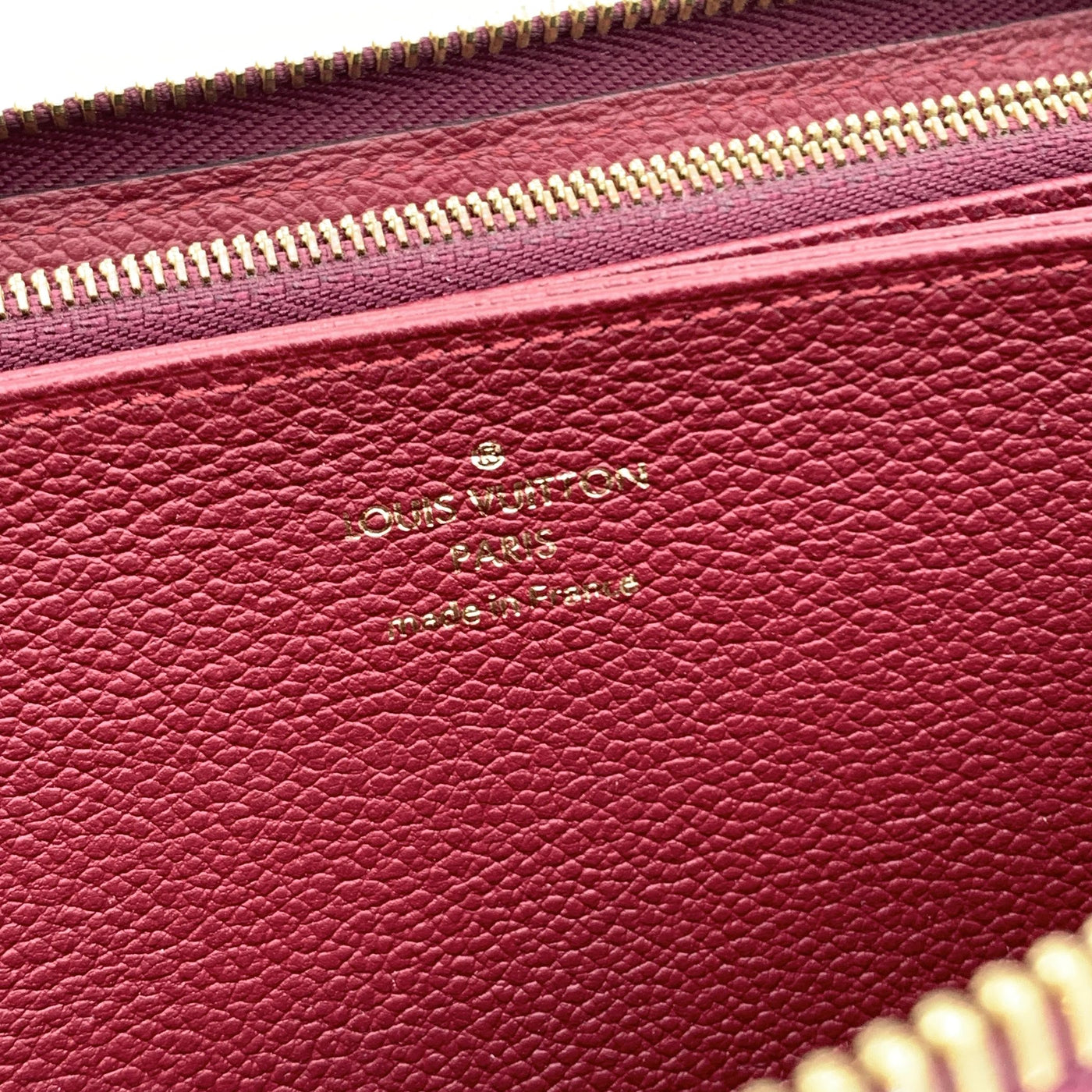Louis Vuitton Purple Monogram Empreinte Leather Long Zippy Wallet