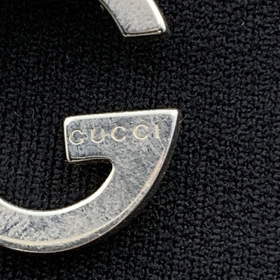 Gucci Sterling Silver G Letter Pendant Unisex Chain Necklace