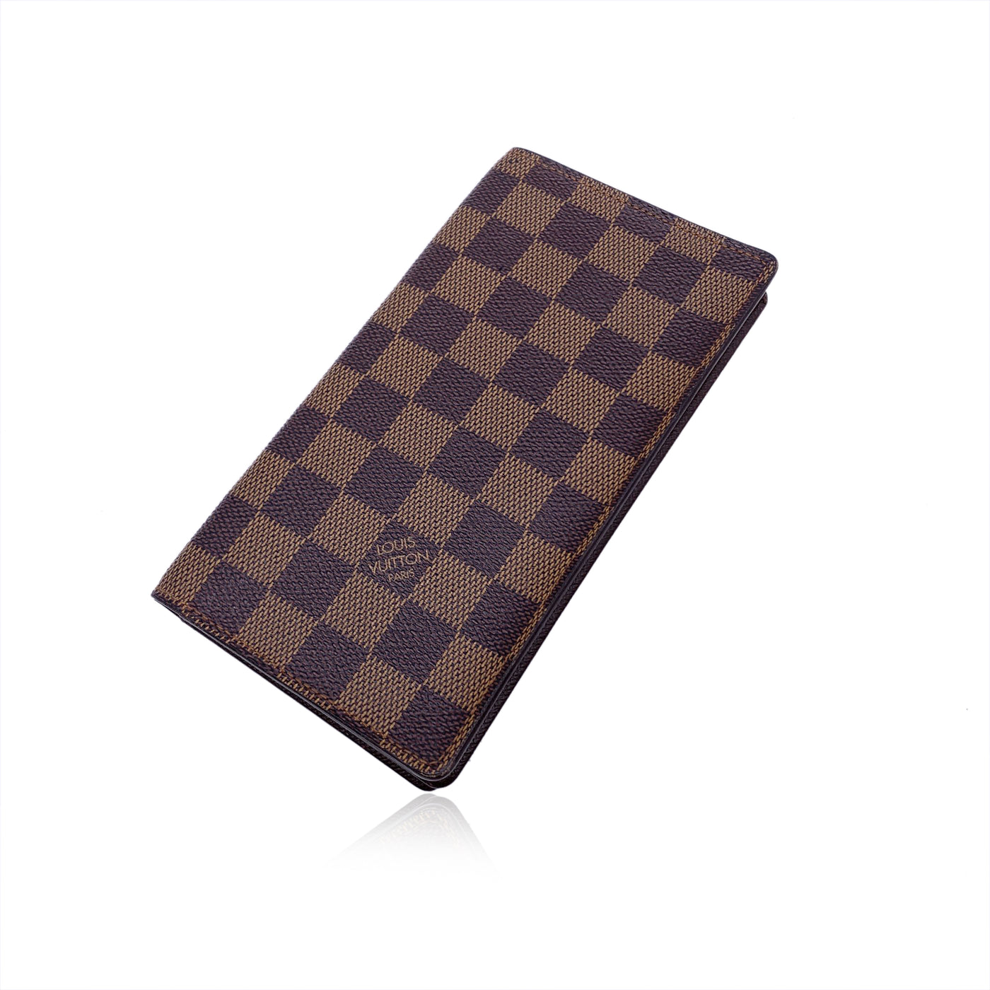 Louis Vuitton Vintage Damier Ebene Canvas Long Bifold Wallet