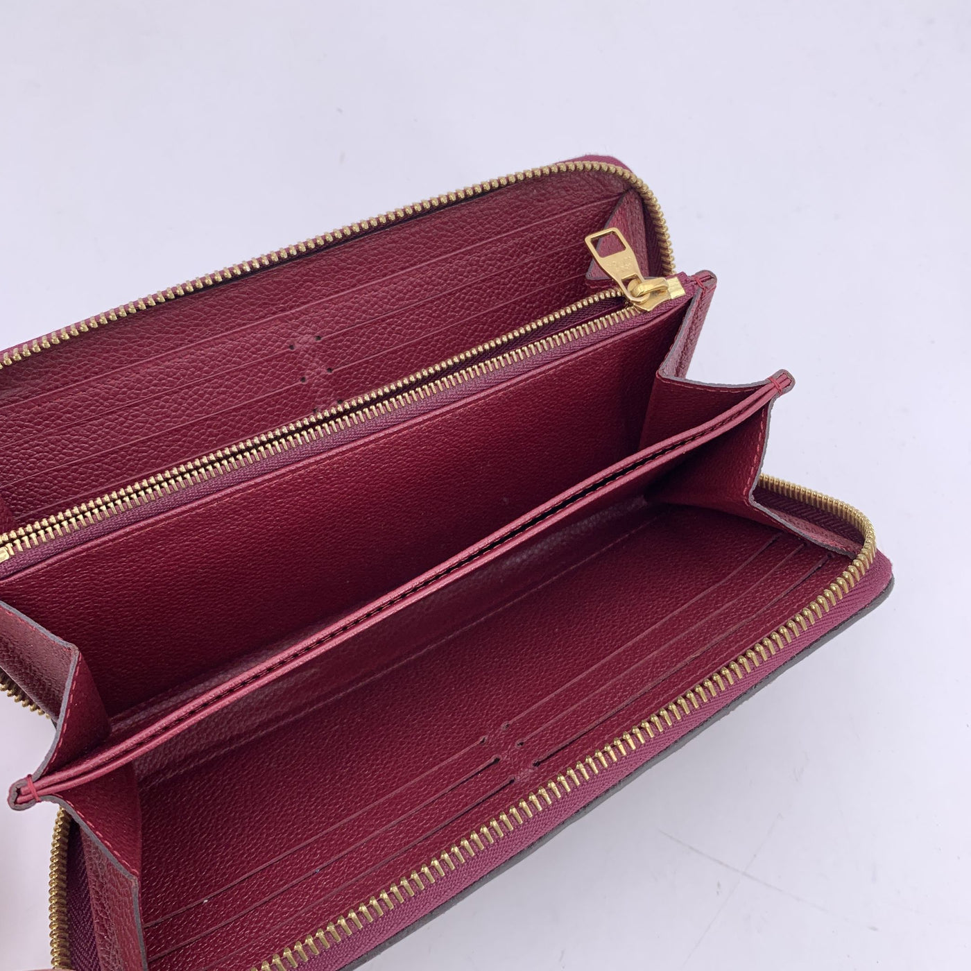Louis Vuitton Purple Monogram Empreinte Leather Long Zippy Wallet