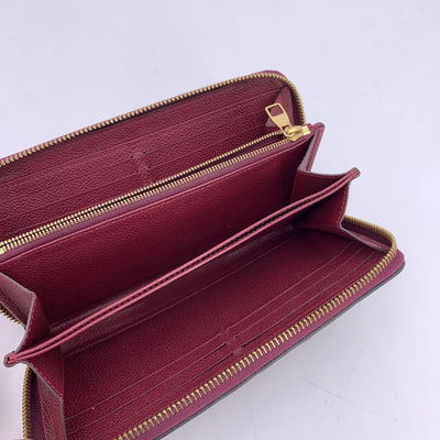 Louis Vuitton Purple Monogram Empreinte Leather Long Zippy Wallet
