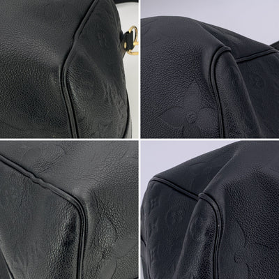 Louis Vuitton Black Monogram Empreinte Geant Keepall 45 M45532 Bandoulière