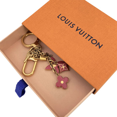 Louis Vuitton Gold Metal Portecle Pampille Keyring Chain Bag Charm