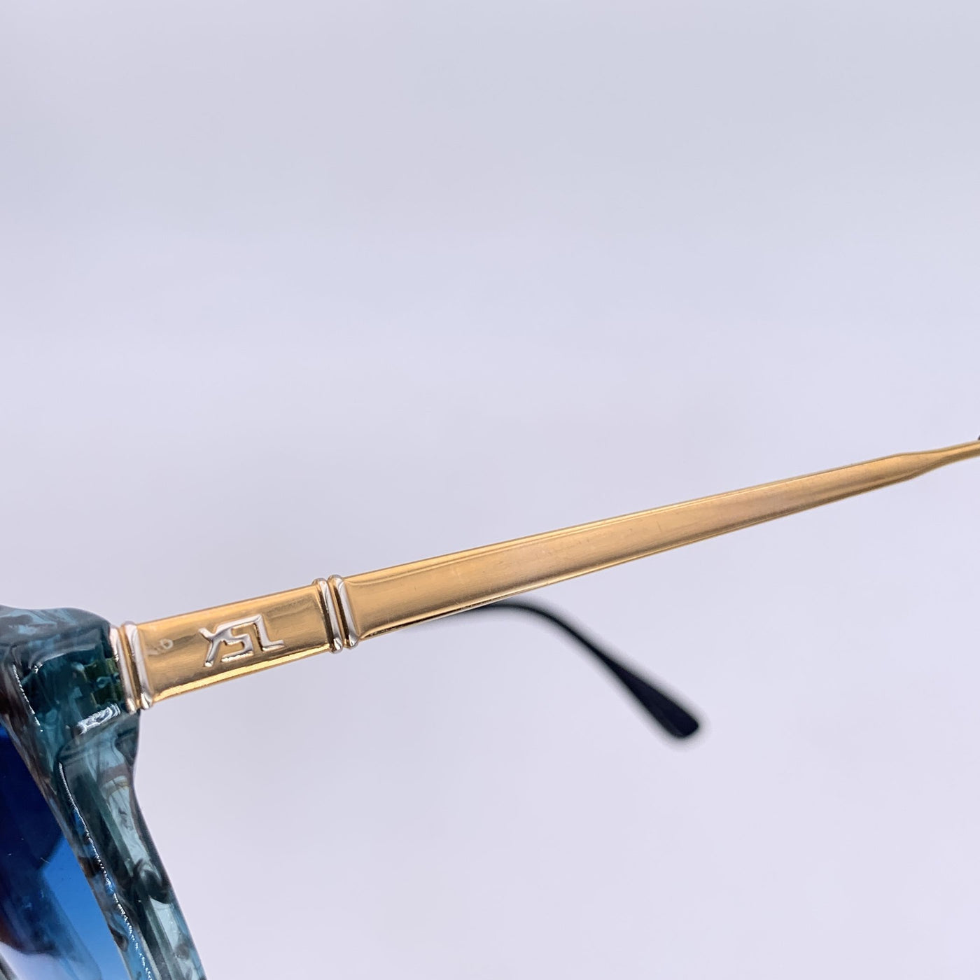 Yves Saint Laurent Vintage Blues Sunglasses PERSEPHONE 56/17 130mm