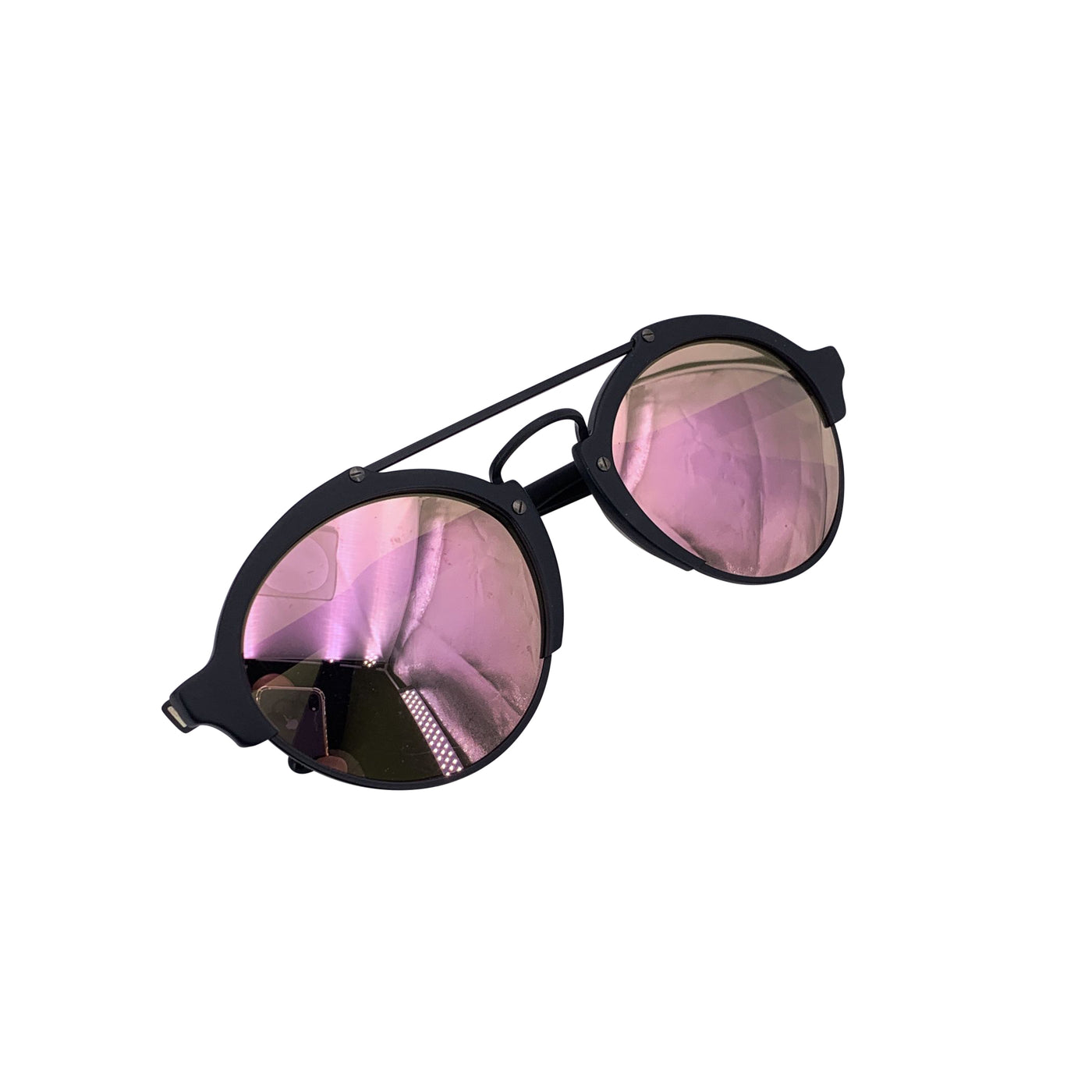 Illesteva Black Round Unisex Sunglasses Milan 2 54/23 135 mm Boxed