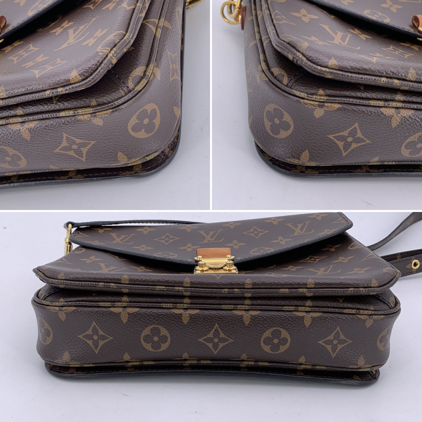 Louis Vuitton Monogram Canvas Pochette Metis Handbag Shoulder Bag