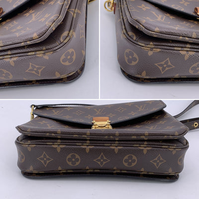 Louis Vuitton Monogram Canvas Pochette Metis Handbag Shoulder Bag
