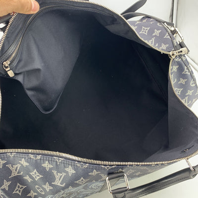 Louis Vuitton Savane Monogram Lion Chapman Keepall Bandouliere 55 Bag
