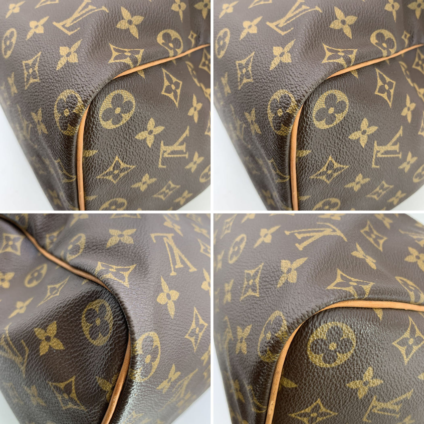 Louis Vuitton Vintage Canvas Monogram Speedy 40 Bag Satchel