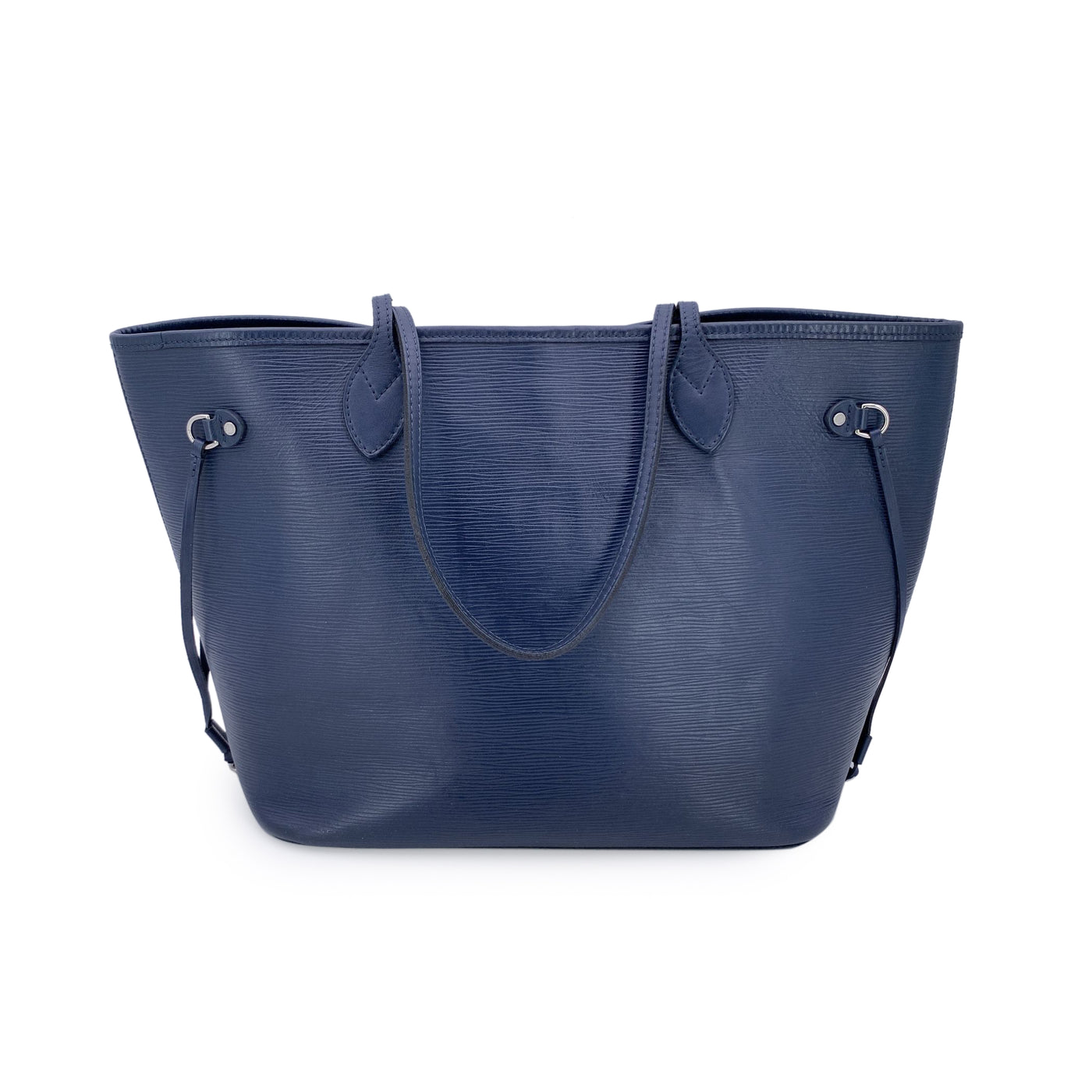 Louis Vuitton Blue Epi Leather Neverfull MM Tote Bag