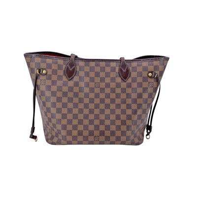 Louis Vuitton Brown Damier Ebene Canvas Neverfull MM Tote Bag